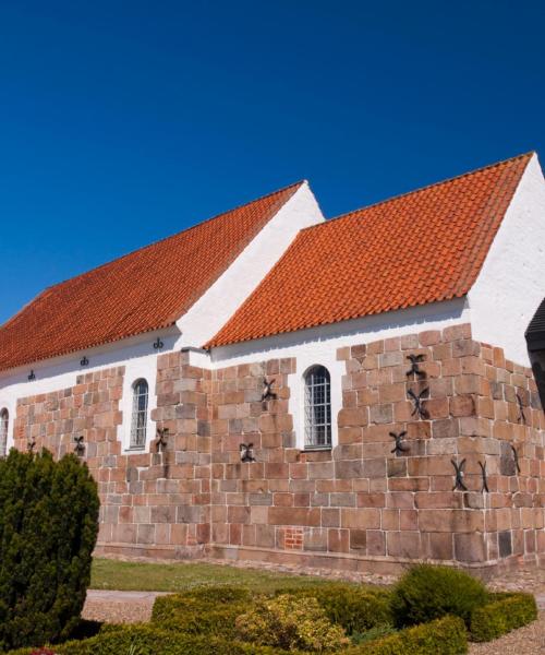 Krásný pohled na město Hjorring