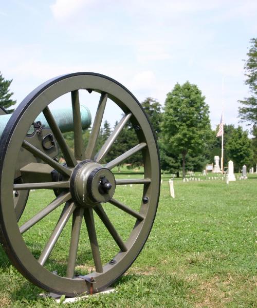 Una hermosa vista de Fredericksburg