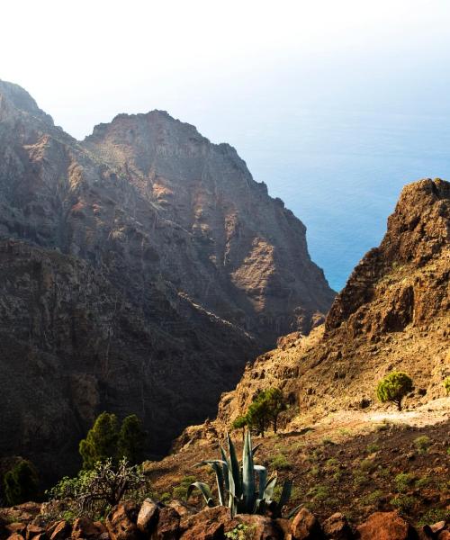 Una bonita panorámica de Valle Gran Rey