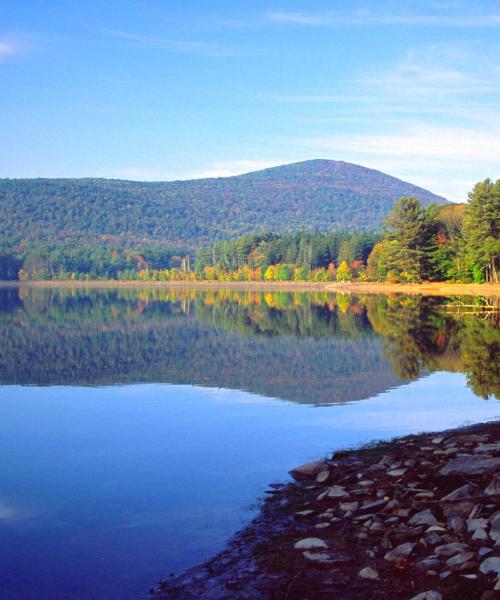 Krásný pohled na město Catskill