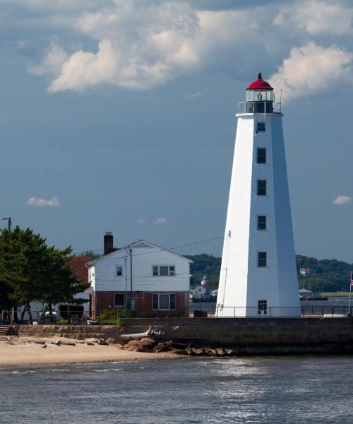 Krásný pohled na město Old Saybrook