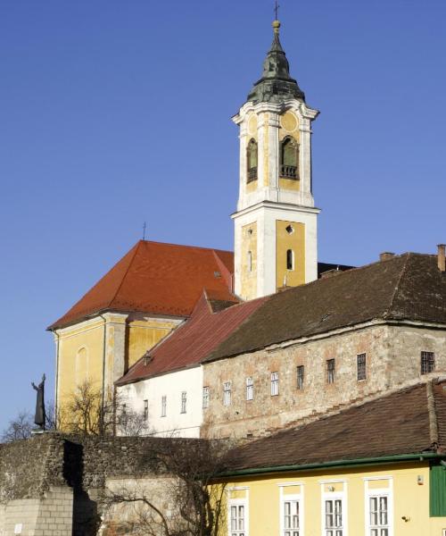 Čudovit pogled na mesto Vác