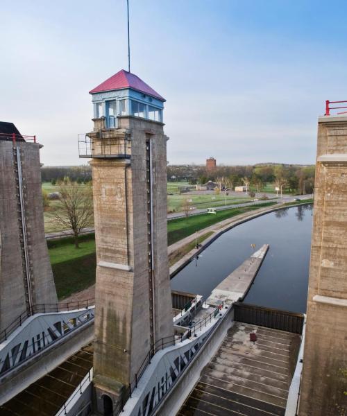 Piękny widok na miasto Peterborough