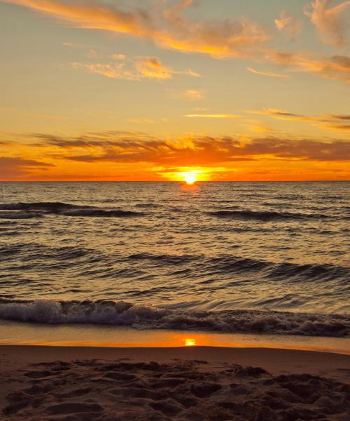 Una bonita panorámica de Sheboygan