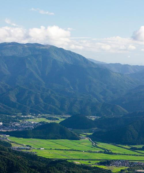 Una bonita panorámica de Maibara