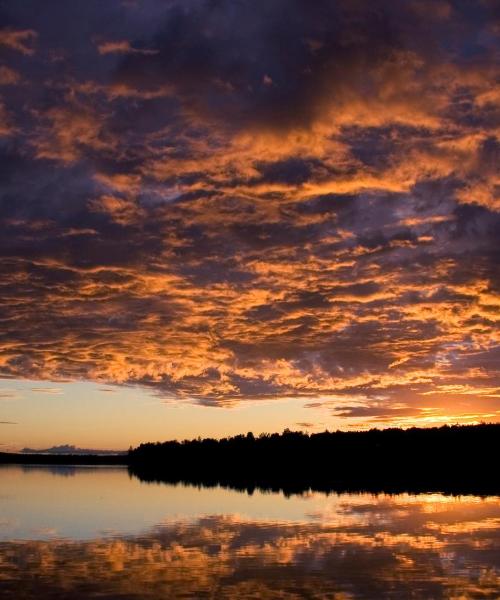 Krásny pohľad na mesto Wasilla