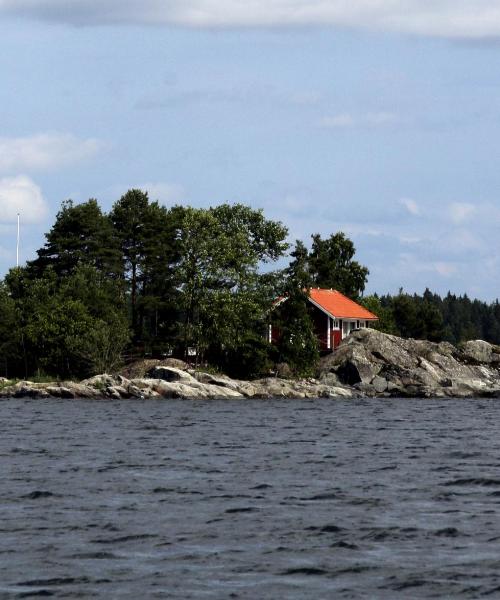 Una bellissima vista di Åmål