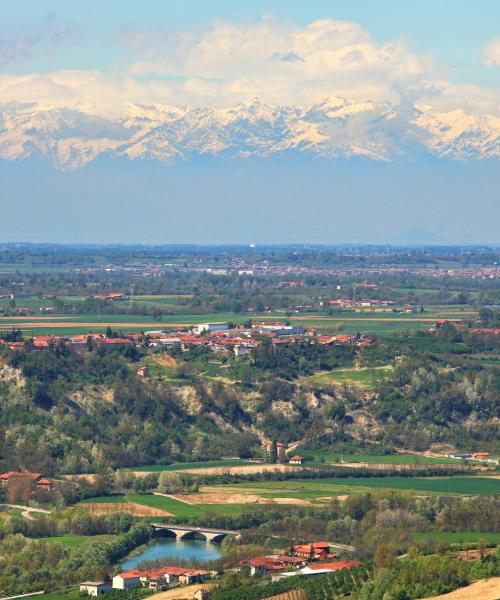 Una bonita panorámica de Orbassano