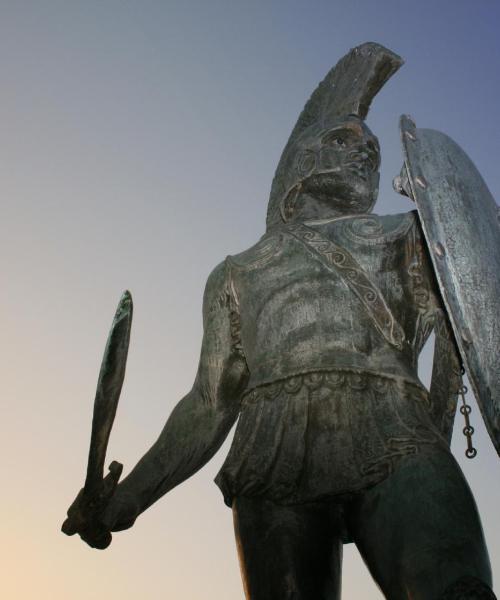 Krásný pohled na město Sparta