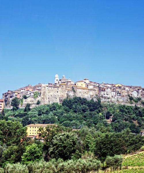 Uma bela vista de Orte