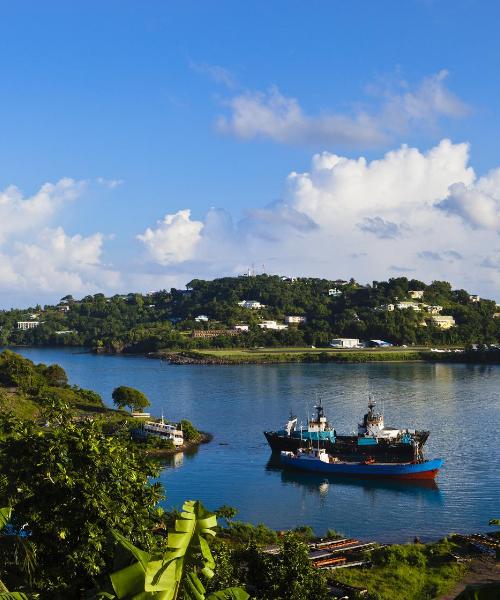 A beautiful view of Castries.