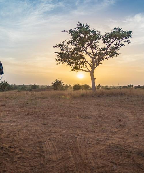 Krásny pohľad na mesto Niamey