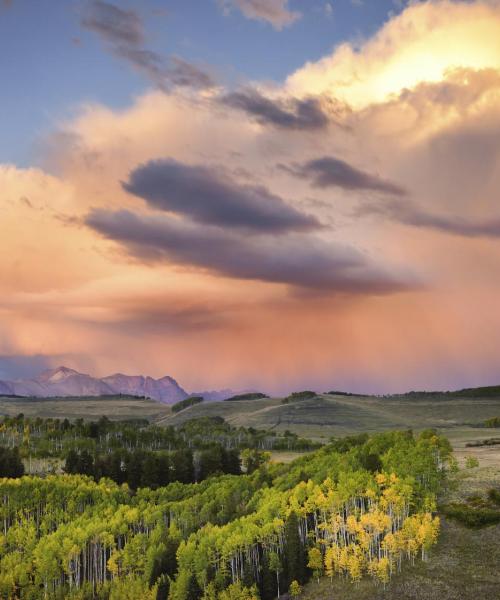 Una hermosa vista de Highlands Ranch