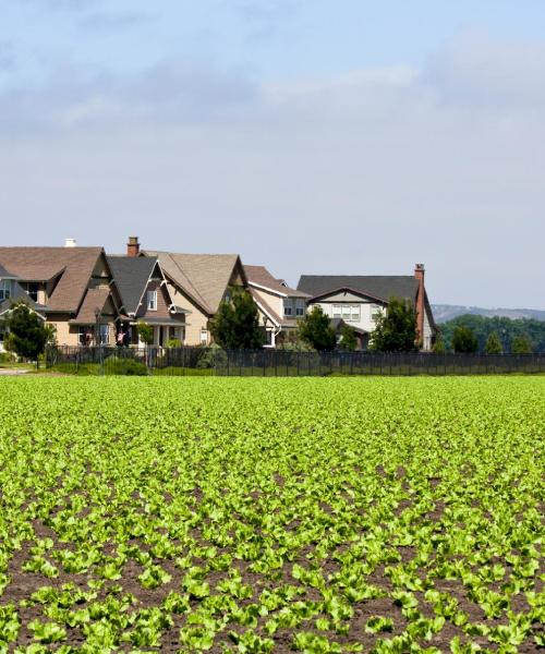 Een mooi uitzicht op Fort Dodge