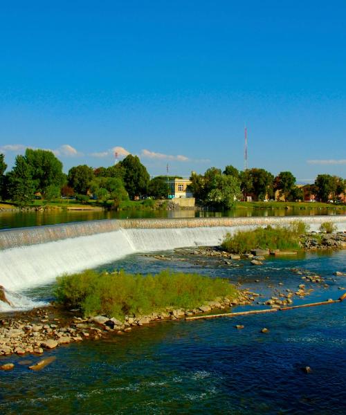 A beautiful view of Idaho Falls.