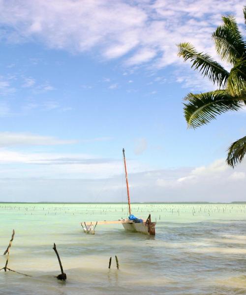 A beautiful view of Bairiki.