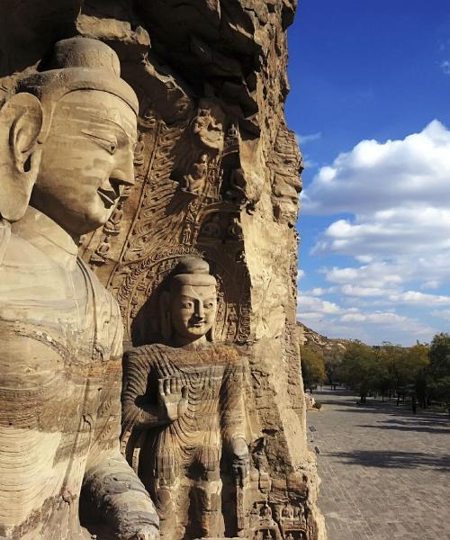 Datong şehrinden güzel bir manzara