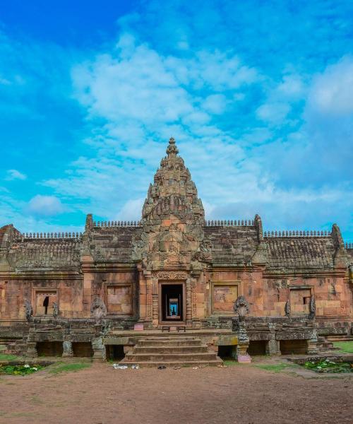 Una panoràmica bonica de Buriram, que és a prop de Aeroport de Buriram