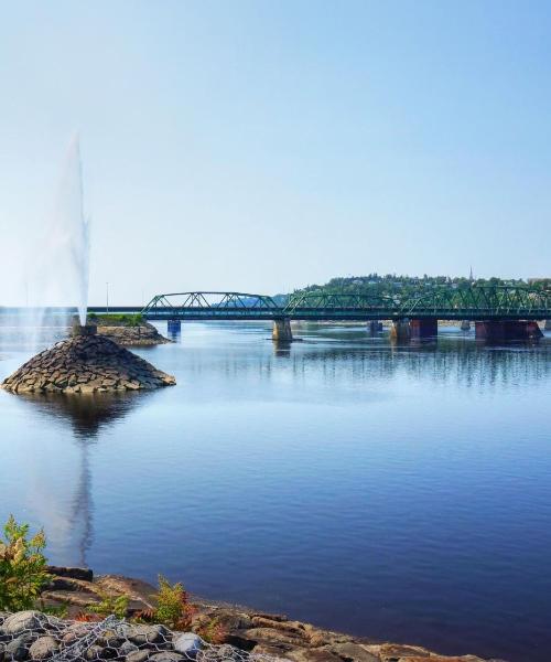 A beautiful view of Saguenay.