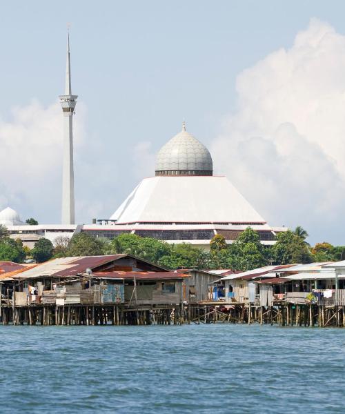 A beautiful view of Sandakan – city popular among our users.