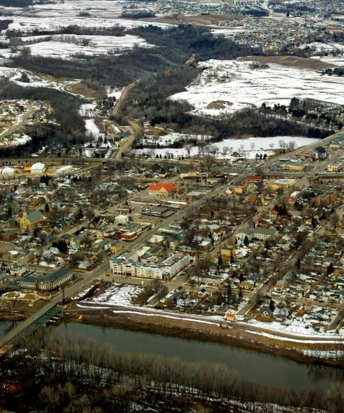 Una hermosa vista de Eden Prairie