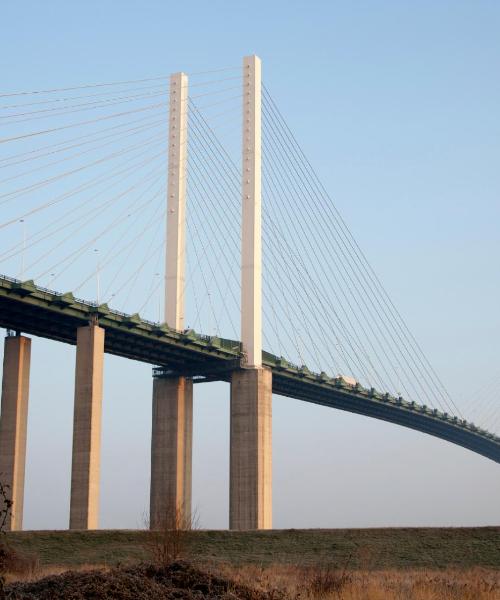 Krásný pohled na město Dartford