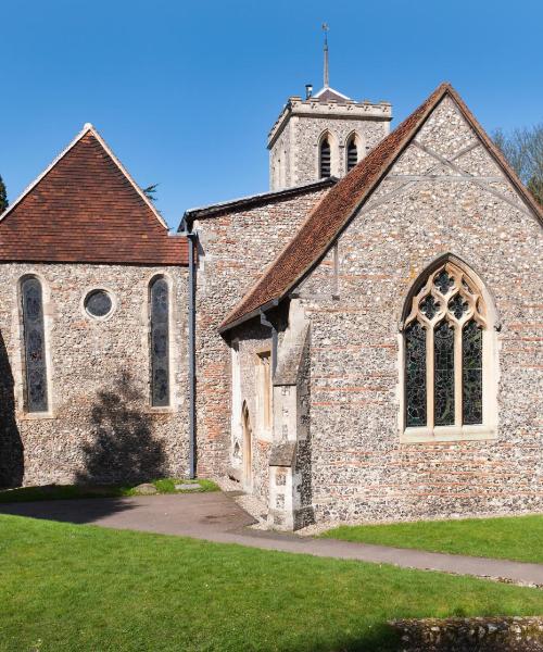 Stevenage şehrinden güzel bir manzara