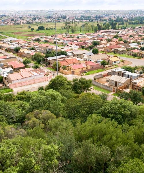 Piękny widok na miasto Soweto