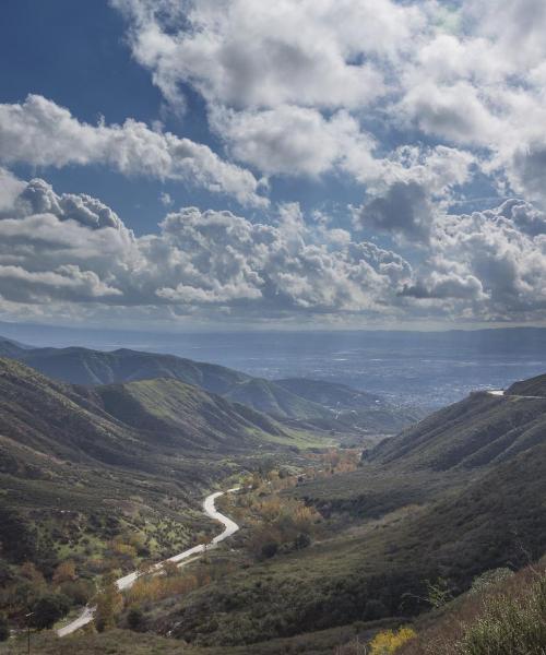 Yucca Valley şehrinden güzel bir manzara