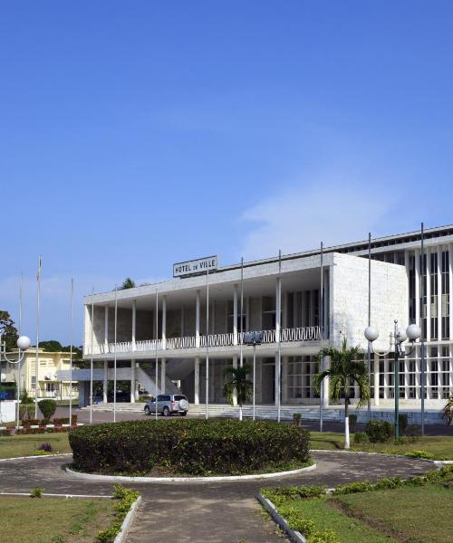 Krásný pohled na město Brazzaville