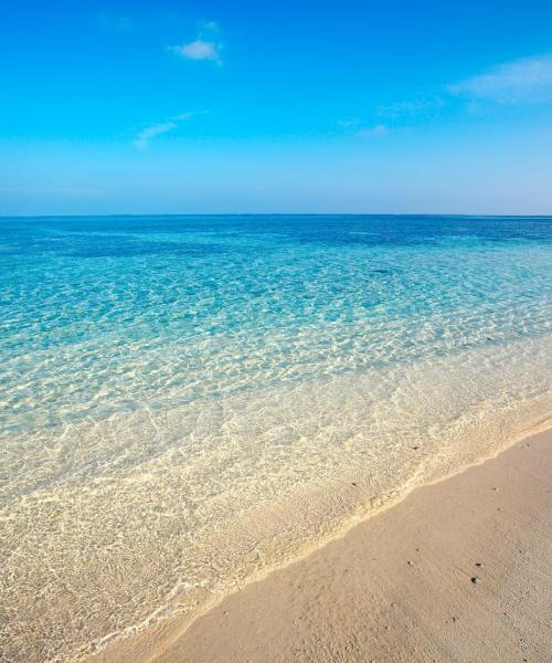 Ein schöner Blick auf Hanimaadhoo