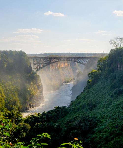 Una bonita panorámica de Victoria Falls