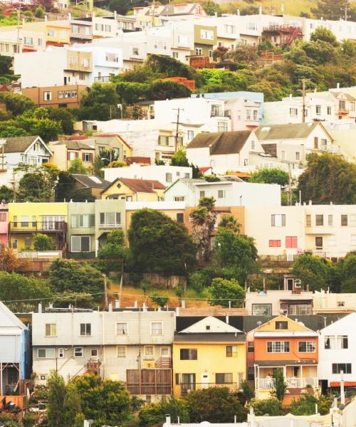 Ein schöner Blick auf Daly City