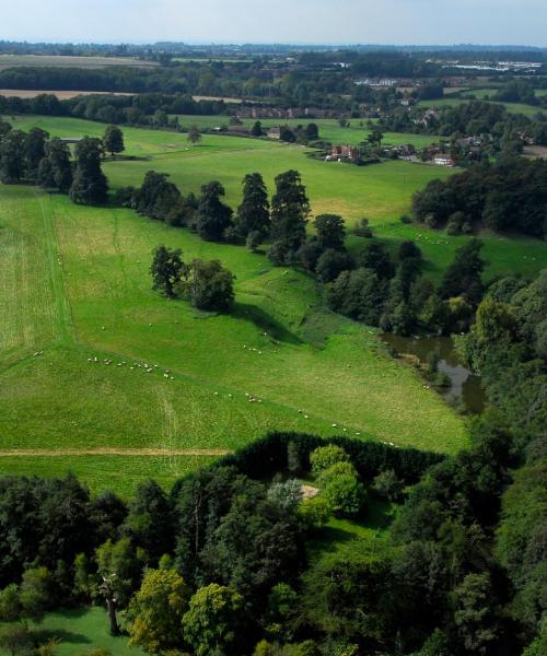 Krásny pohľad na mesto Ashford