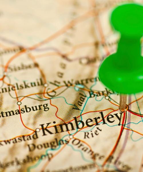 Een mooi uitzicht op Kimberley