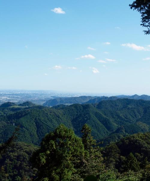 Ein schöner Blick auf Hachioji