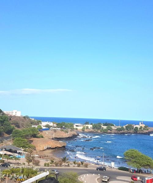 Una bonita panorámica de Praia