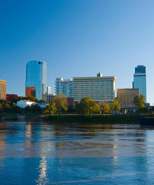 North Little Rock şehrinden güzel bir manzara