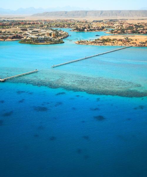 A beautiful view of El Gouna – a popular city among our users