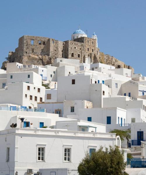 Una panoràmica bonica de Ciutat d'Astypálaia