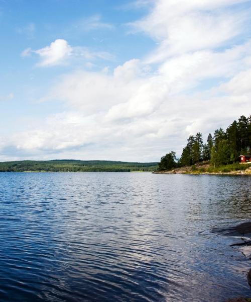 Ein schöner Blick auf Arvika