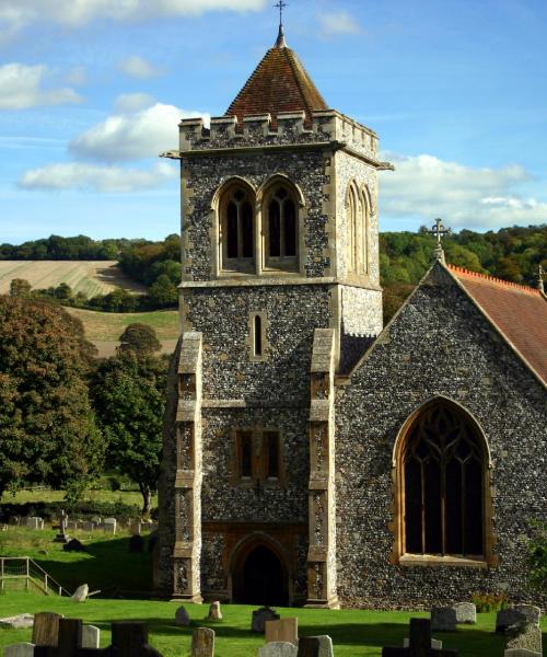 Ein schöner Blick auf High Wycombe