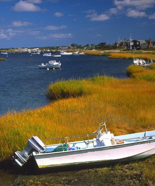 Uma bela vista de Nantucket