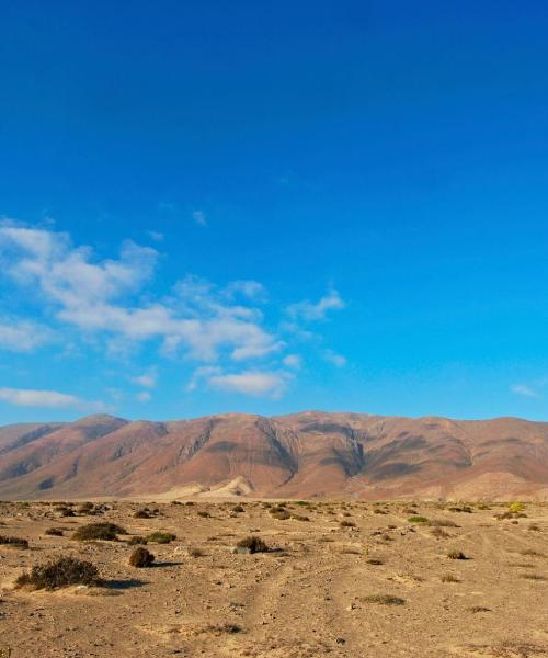 A beautiful view of Copiapó.