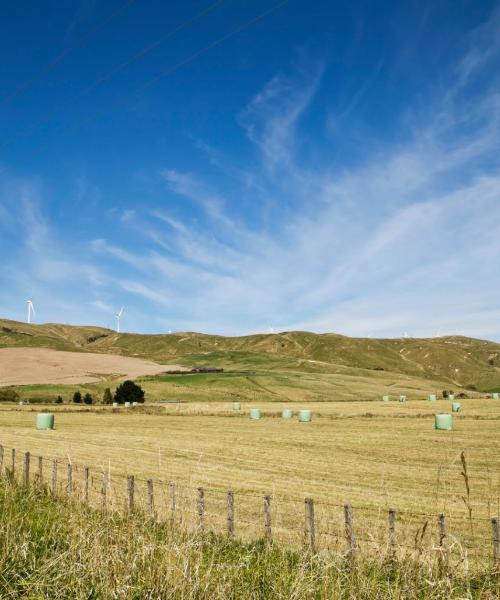 A beautiful view of Palmerston North serviced by Palmerston North International Airport