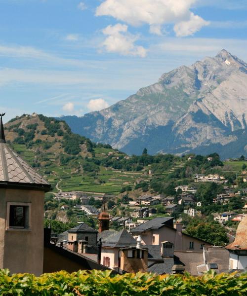 Una bonita panorámica de Sion