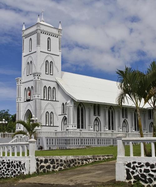 A beautiful view of Apia – city popular among our users.