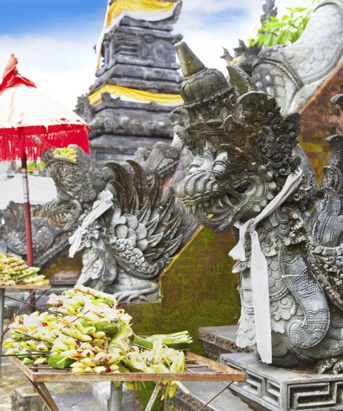 Uma bela vista de Mataram – perto do Aeroporto Internacional de Lombok