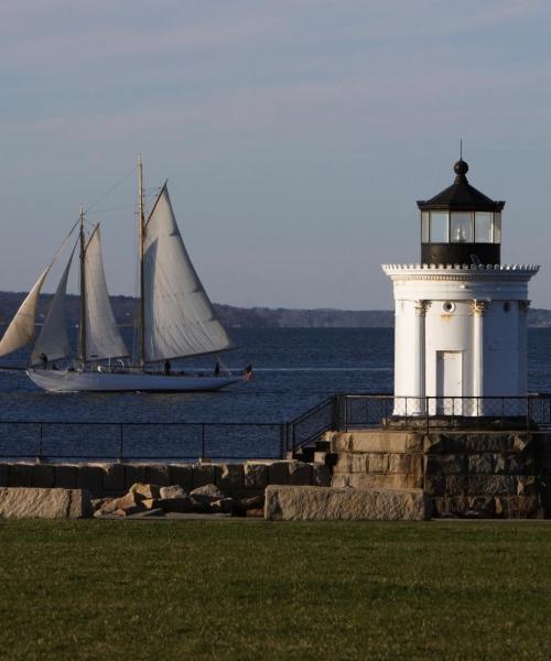 Piękny widok na miasto South Portland