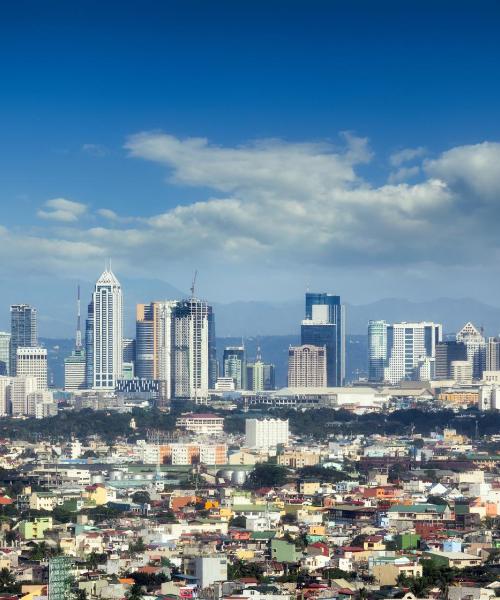 Una bellissima vista di Quezon City